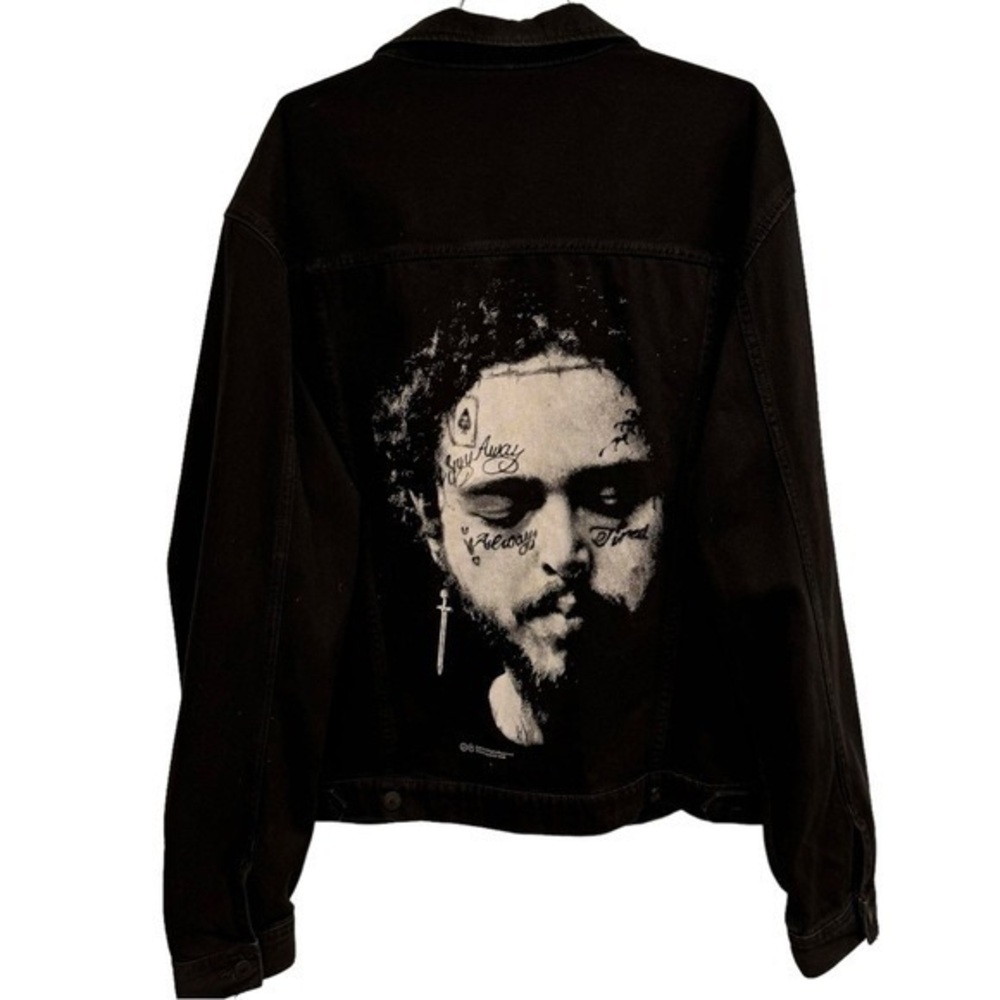 Post Malone 2020 Denim Jacket Size Medium